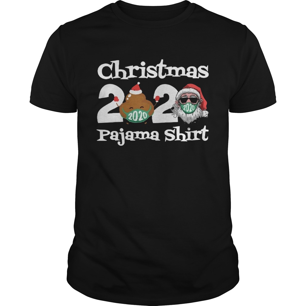 Christmas 2020 Poop Face Mask Pajama  Unisex