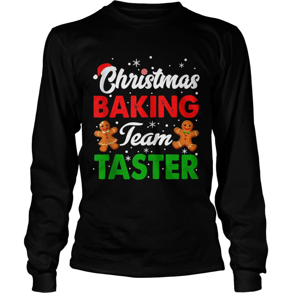 Christmas Baking Team Taster Cookie Gingerbread  Long Sleeve