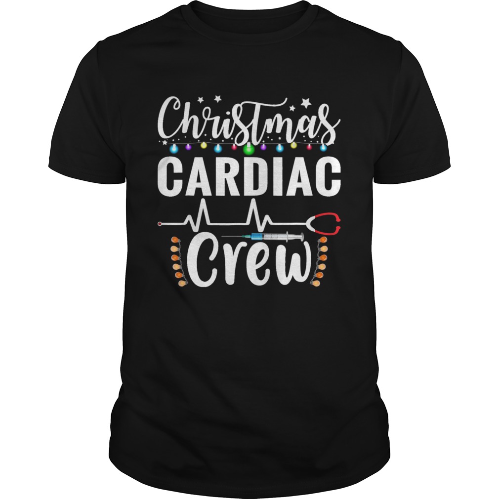 Christmas Cardiac Crew Nurse Doctor Tech Cardiology Squad shirt