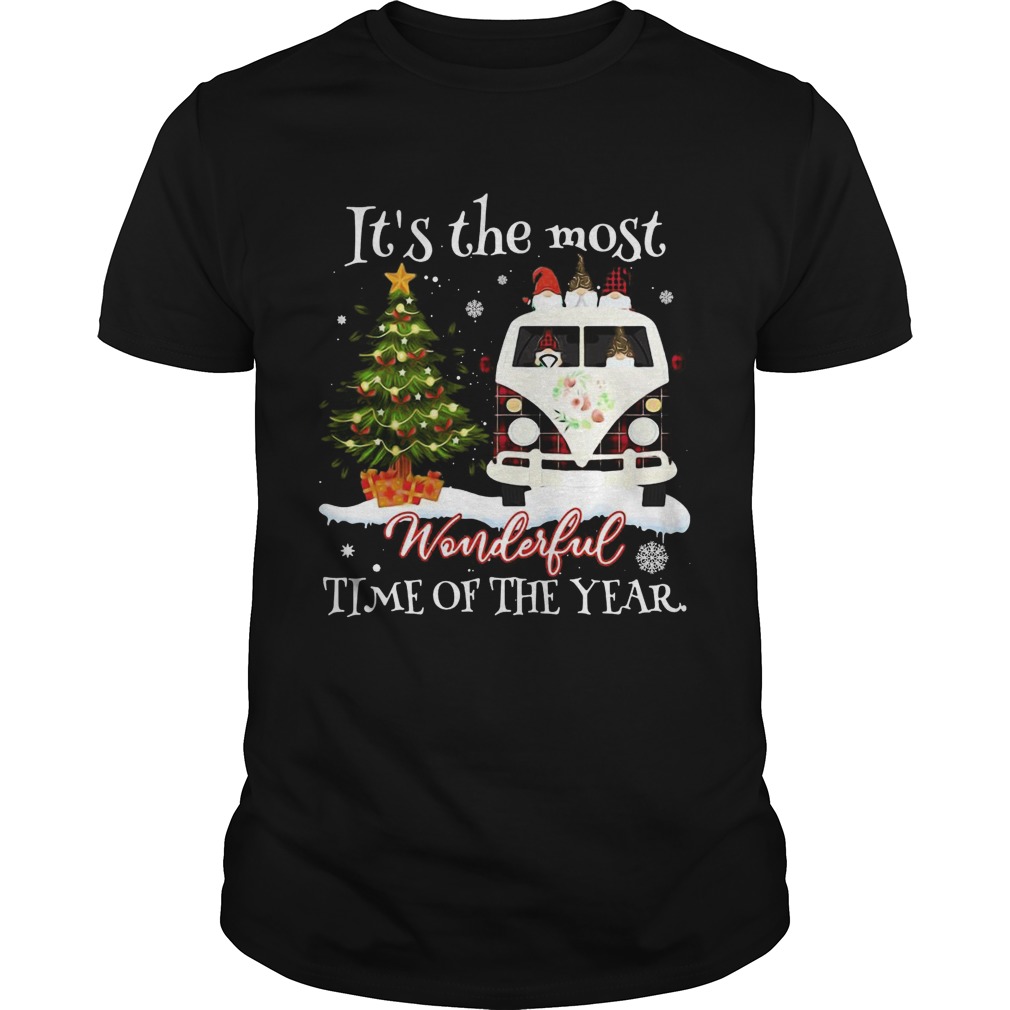 Christmas Gnomies Its The Most Wonderful Time Of The Year shirt