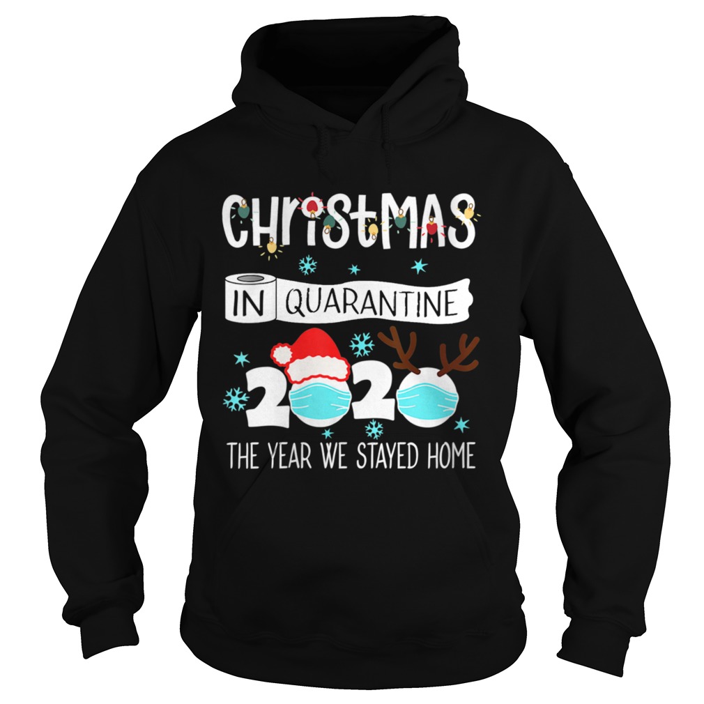 Christmas In Quarantine 2020 Pajamas  Hoodie