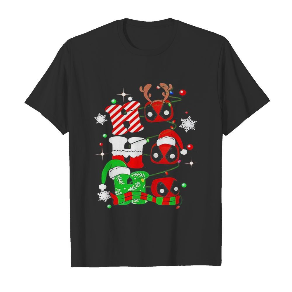 Christmas deadpool santa ho ho ho shirt