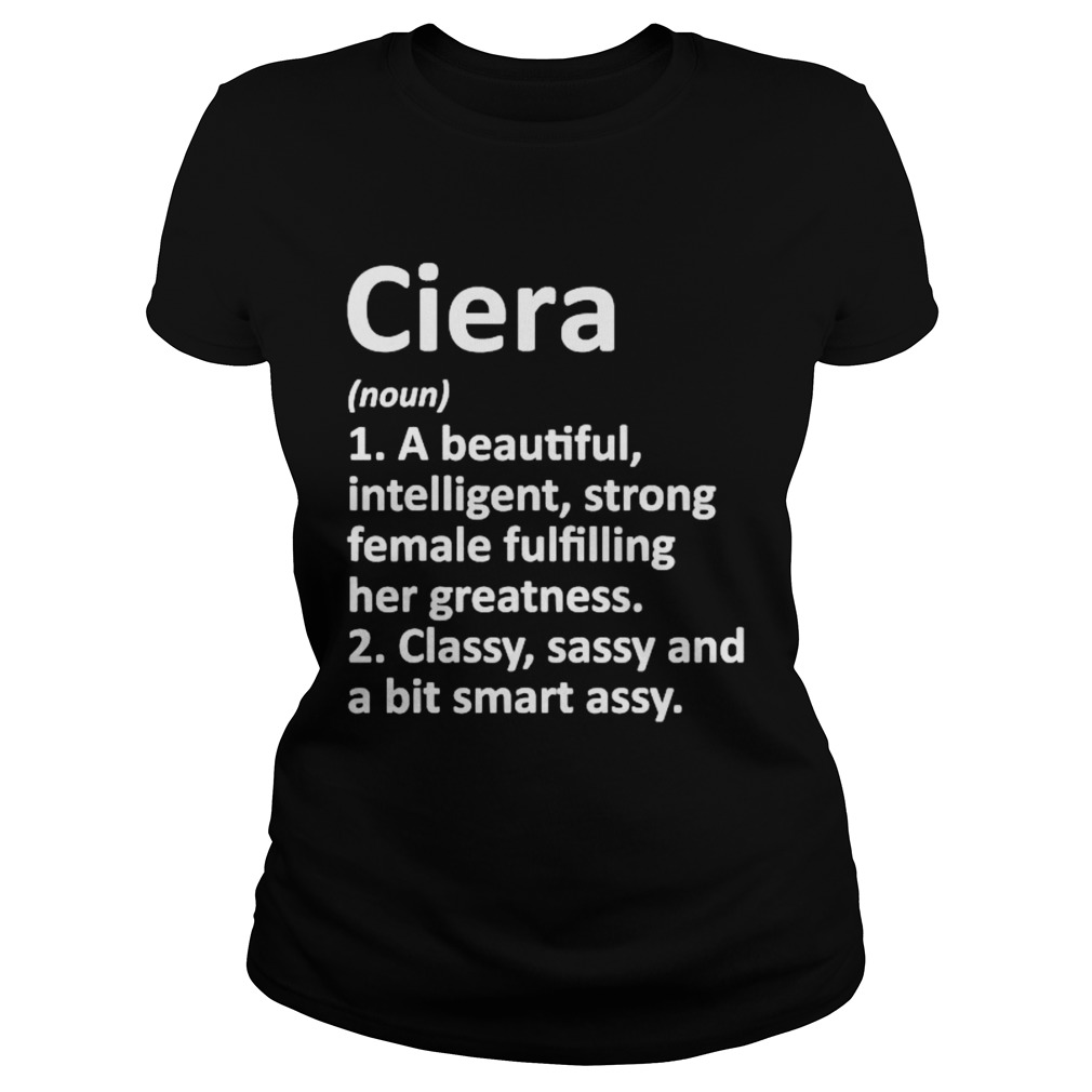 Ciera Definition Personalized Name Christmas  Classic Ladies