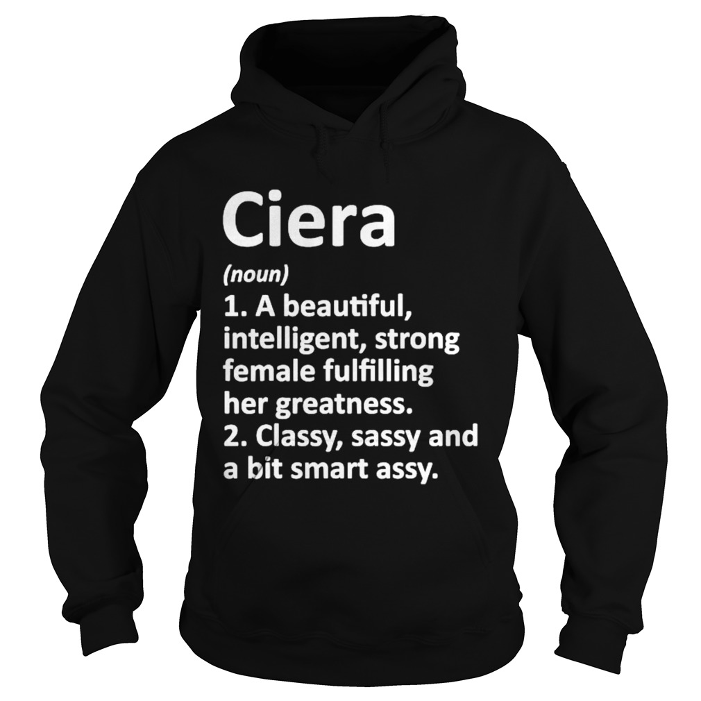 Ciera Definition Personalized Name Christmas  Hoodie