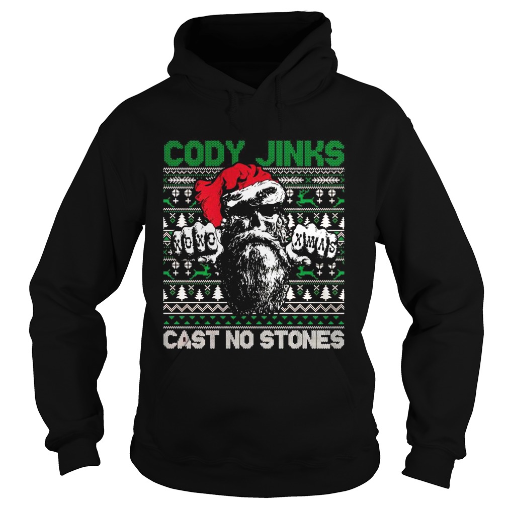 Cody Jinks Cast No Stones Ugly Christmas  Hoodie