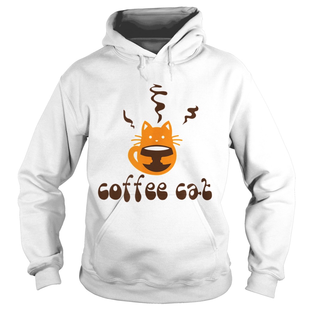 Coffee Cat who loves coffee Humor  Hoodie