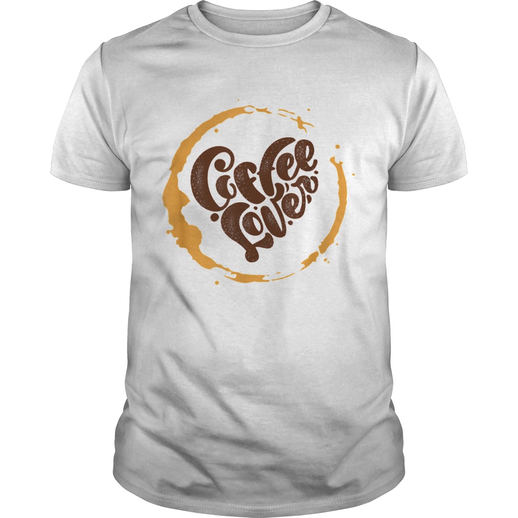 Coffee Lover Heart Distressed shirt