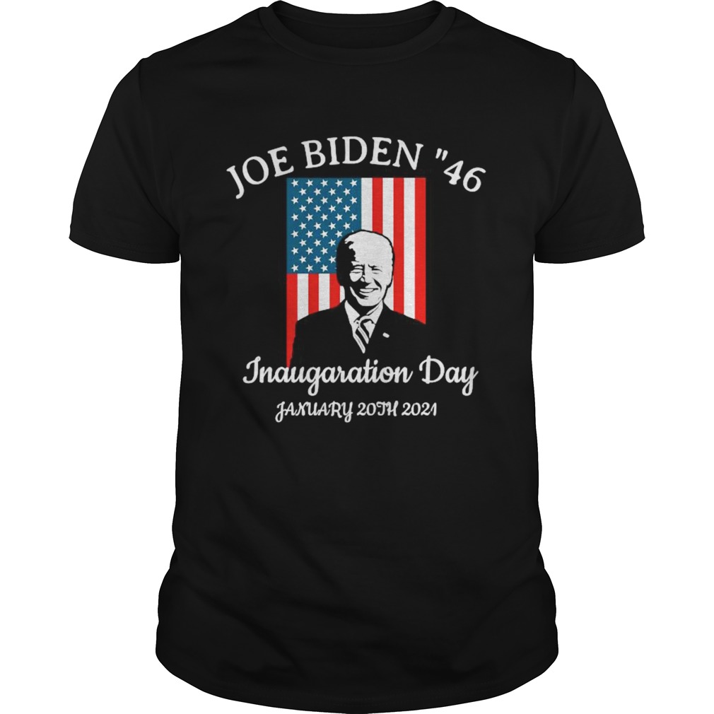 Congratulations joe biden 46 happy inaugaration day american flag shirt