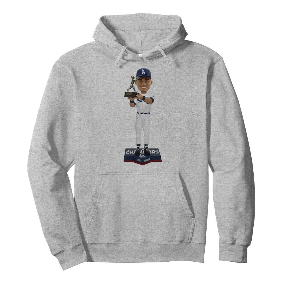 Corey Seager Los Angeles Dodgers 2020 World Series Champions MVP  Unisex Hoodie