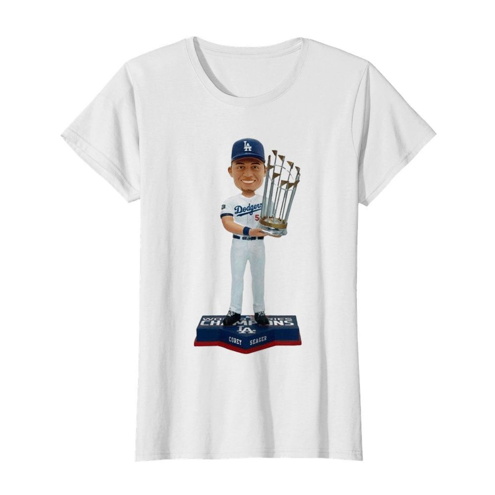 Corey Seager Los Angeles Dodgers 2020 World Series Champions Official  Classic Women's T-shirt