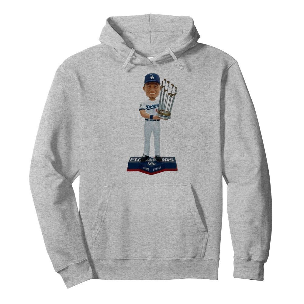 Corey Seager Los Angeles Dodgers 2020 World Series Champions Official  Unisex Hoodie