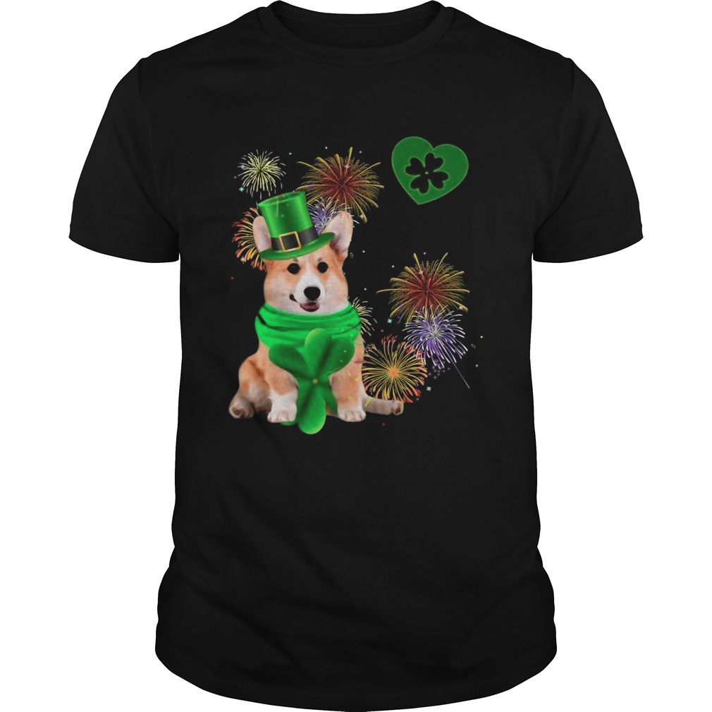 Corgi Dog Shamrock St Patrick Day Dog Irish  Unisex