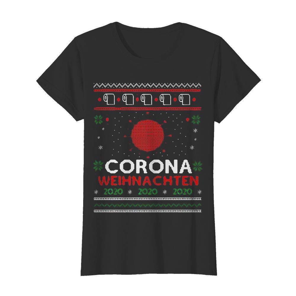 Corona Weihnachten 2020 Ugly Christmas  Classic Women's T-shirt