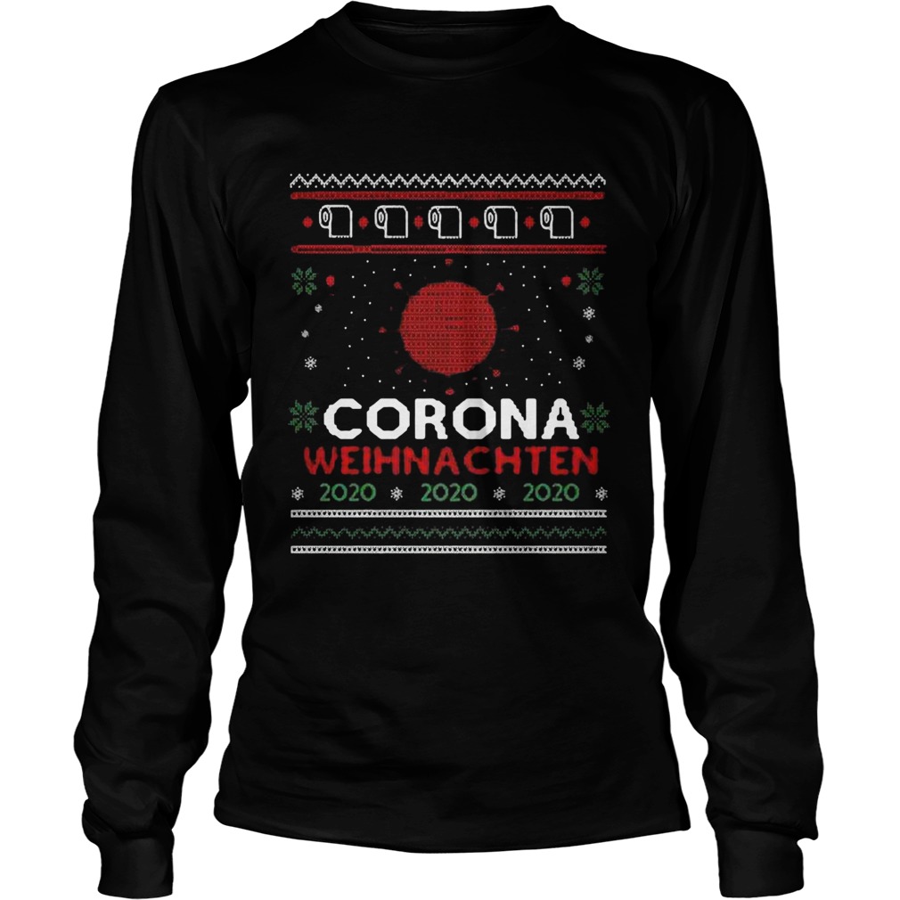 Corona Weihnachten 2020 Ugly Christmas  Long Sleeve