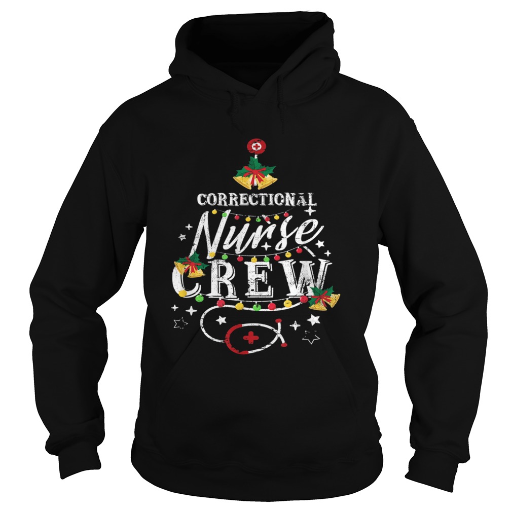 Correctional Nurse Crew Stethoscope Xmas  Hoodie