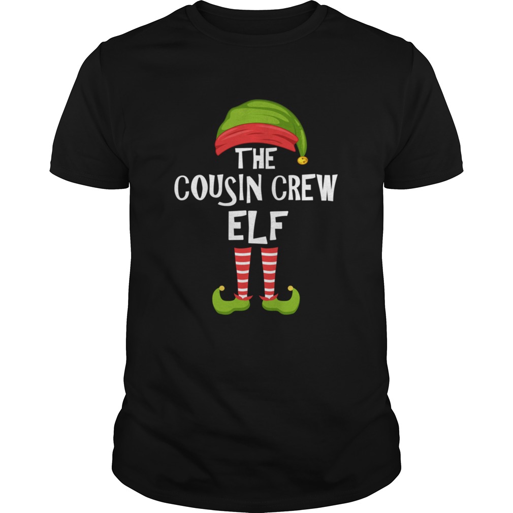 Cousin Crew Elf Matching Christmas Party Pajama shirt