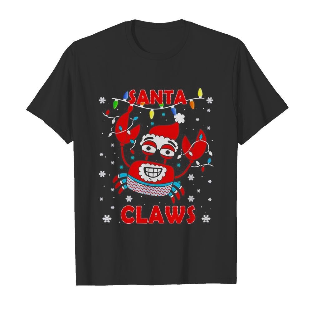 Crab Santa Claws ugly Christmas shirt