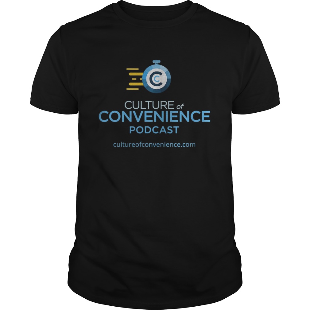 Culture Of Convenience Podcast Logo shirt