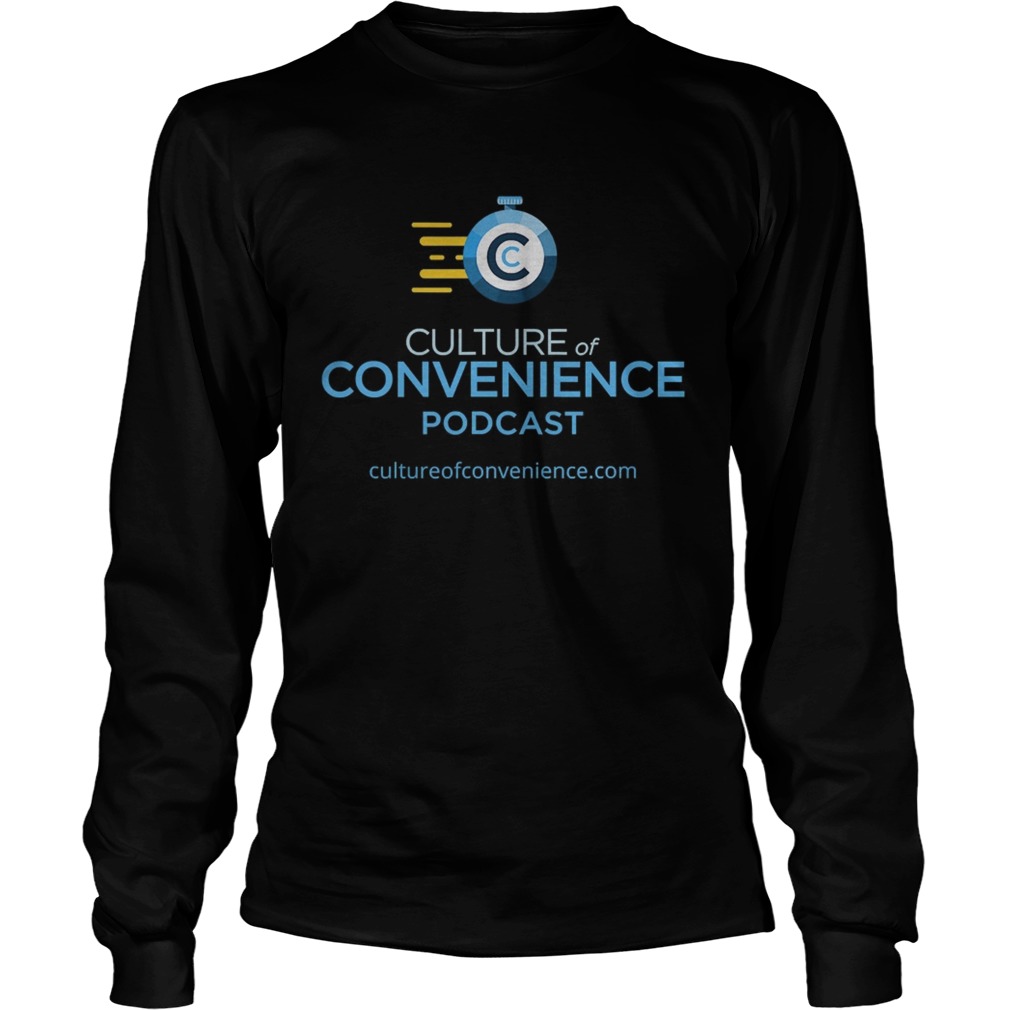 Culture Of Convenience Podcast Logo  Long Sleeve