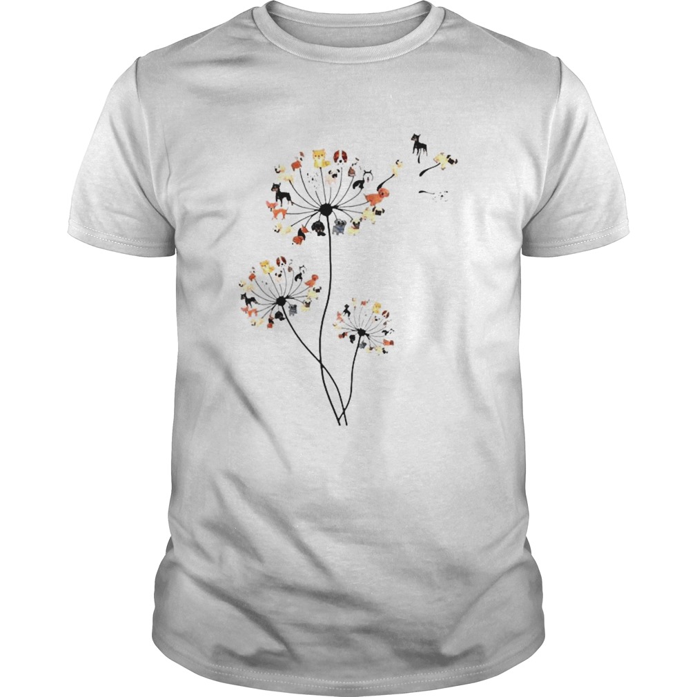 Dandelion and dogs shirt