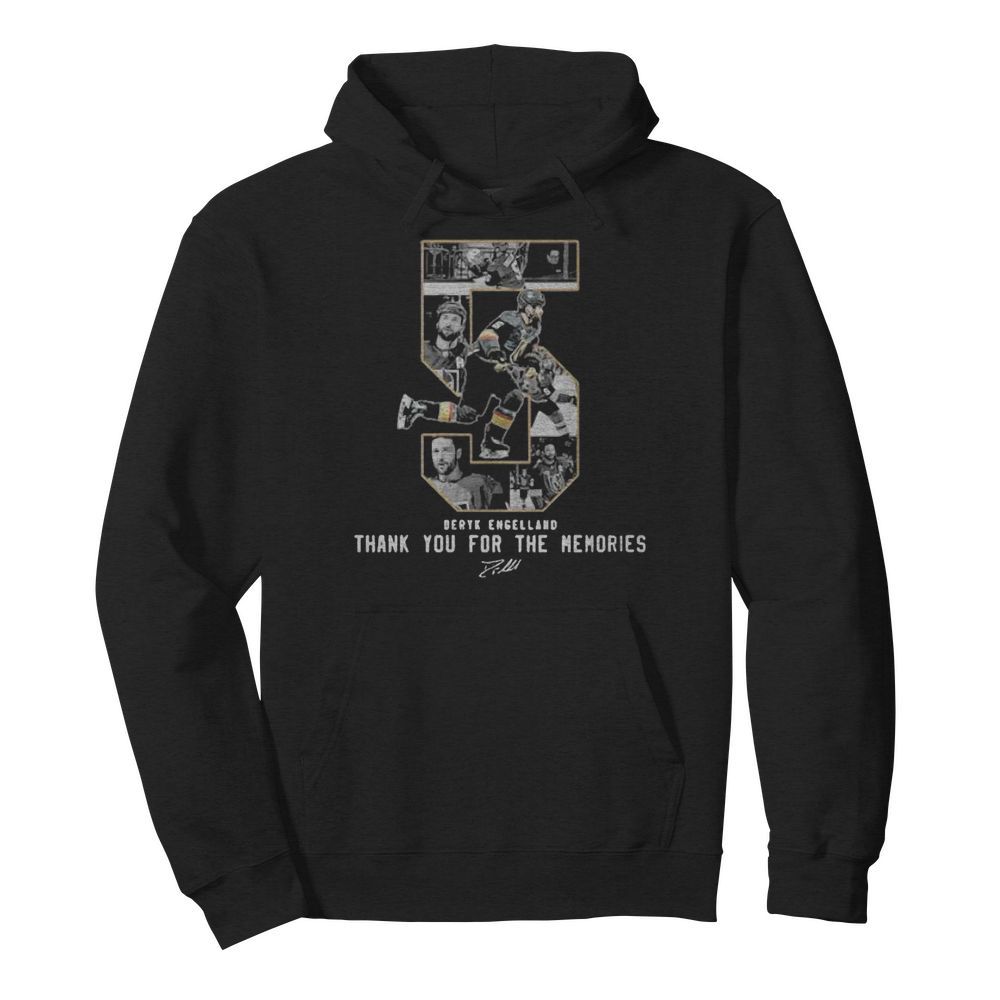 Deryk Engelland Thank You For The Memories Signature  Unisex Hoodie