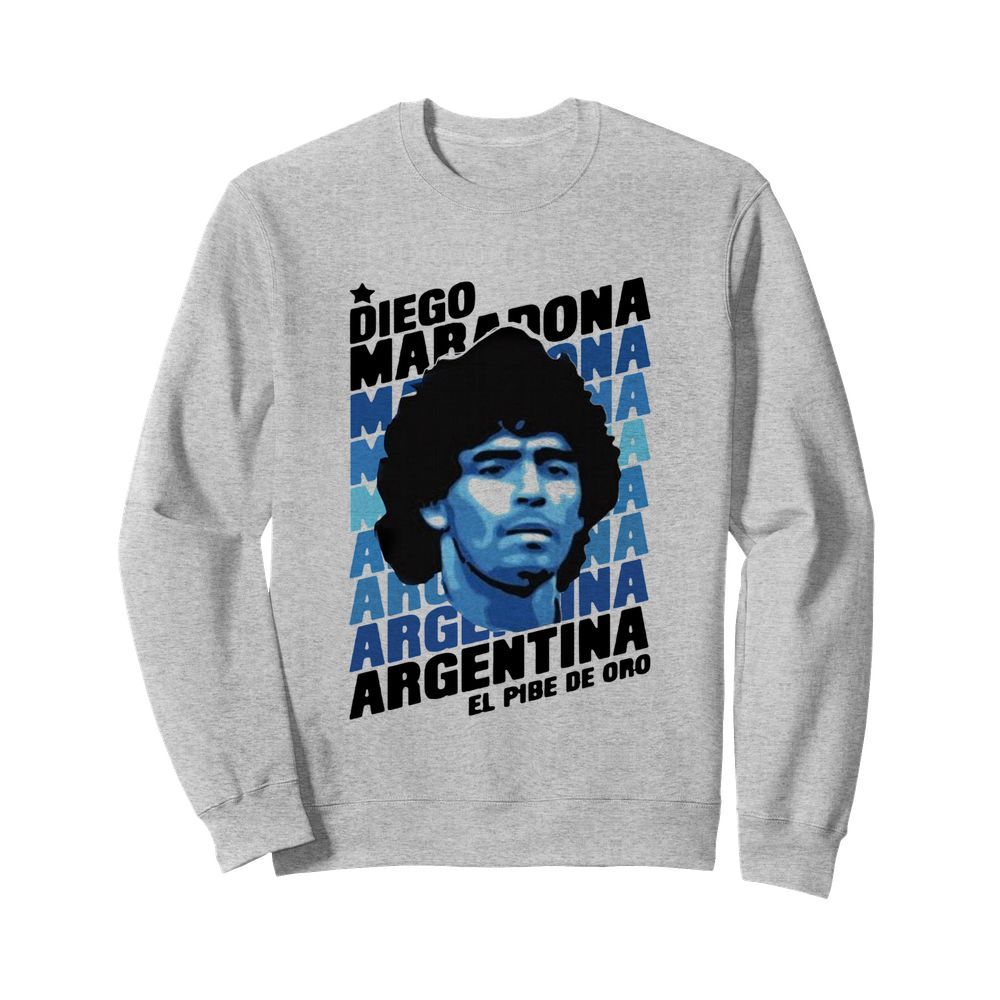 Diego Maradona Argentina El Pibe De Oro  Unisex Sweatshirt