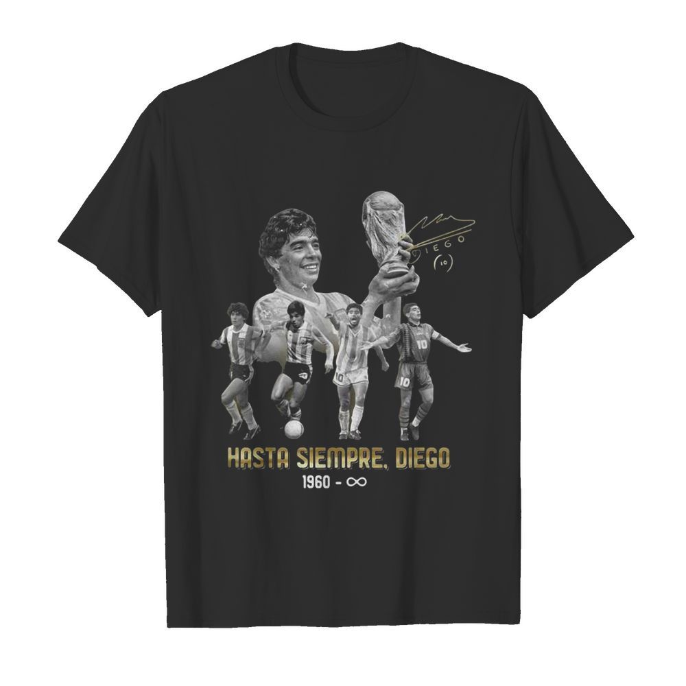 Diego Maradona Hasta Siempre Diego 1960 Signature  Classic Men's T-shirt