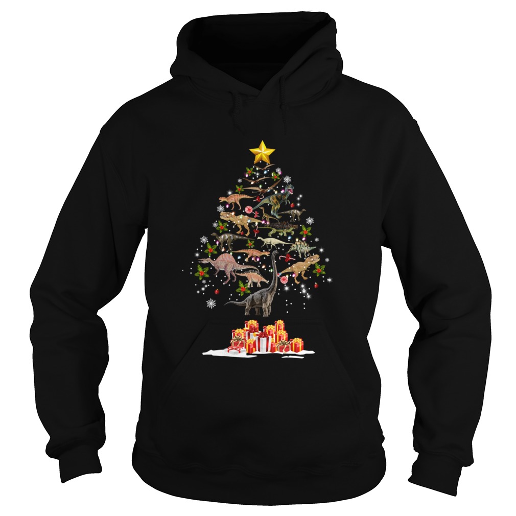 Dinosaur Christmas Tree  Hoodie