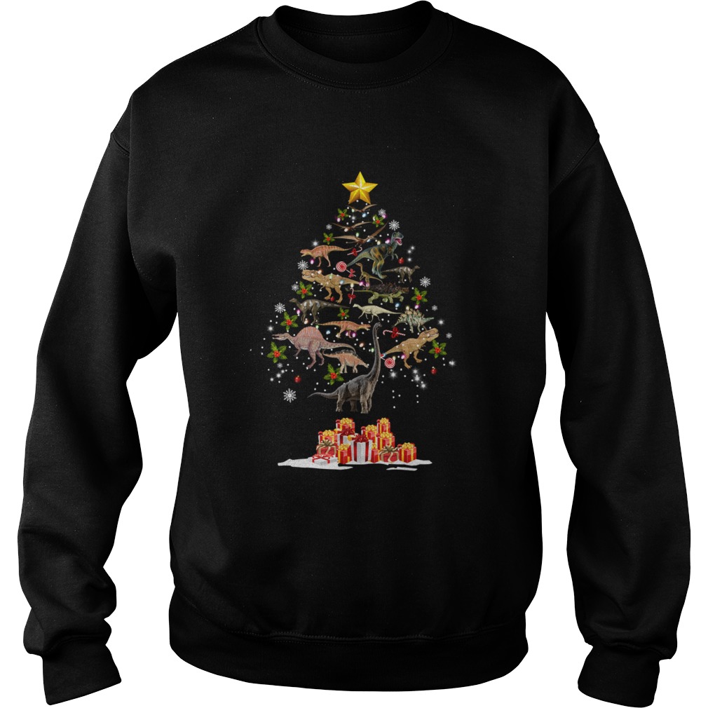 Dinosaur Christmas Tree  Sweatshirt