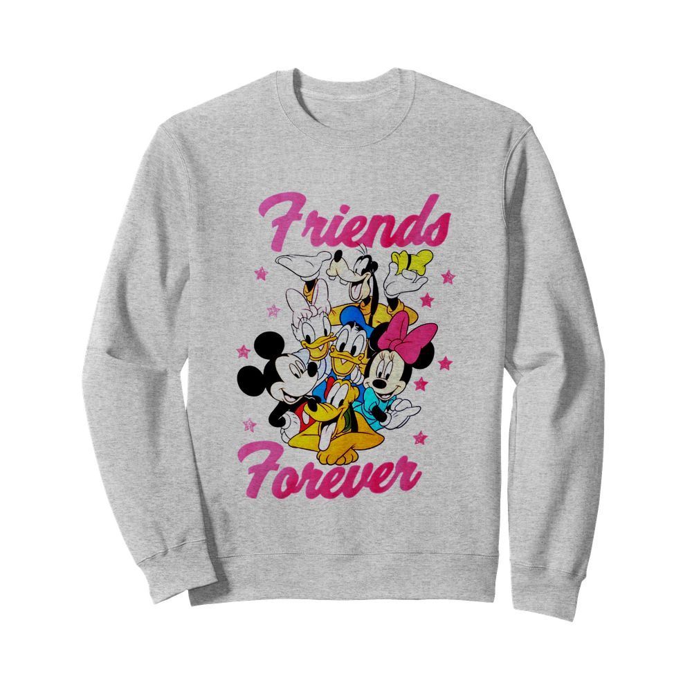 Disney Toddler Girls Mickey and Friends Short Sleeve  Unisex Sweatshirt