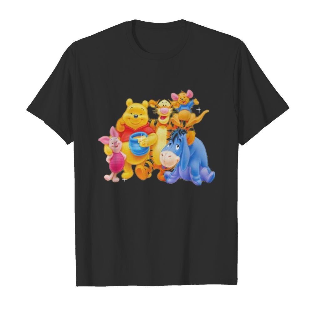 Disney pooh and friends cartoon shirt