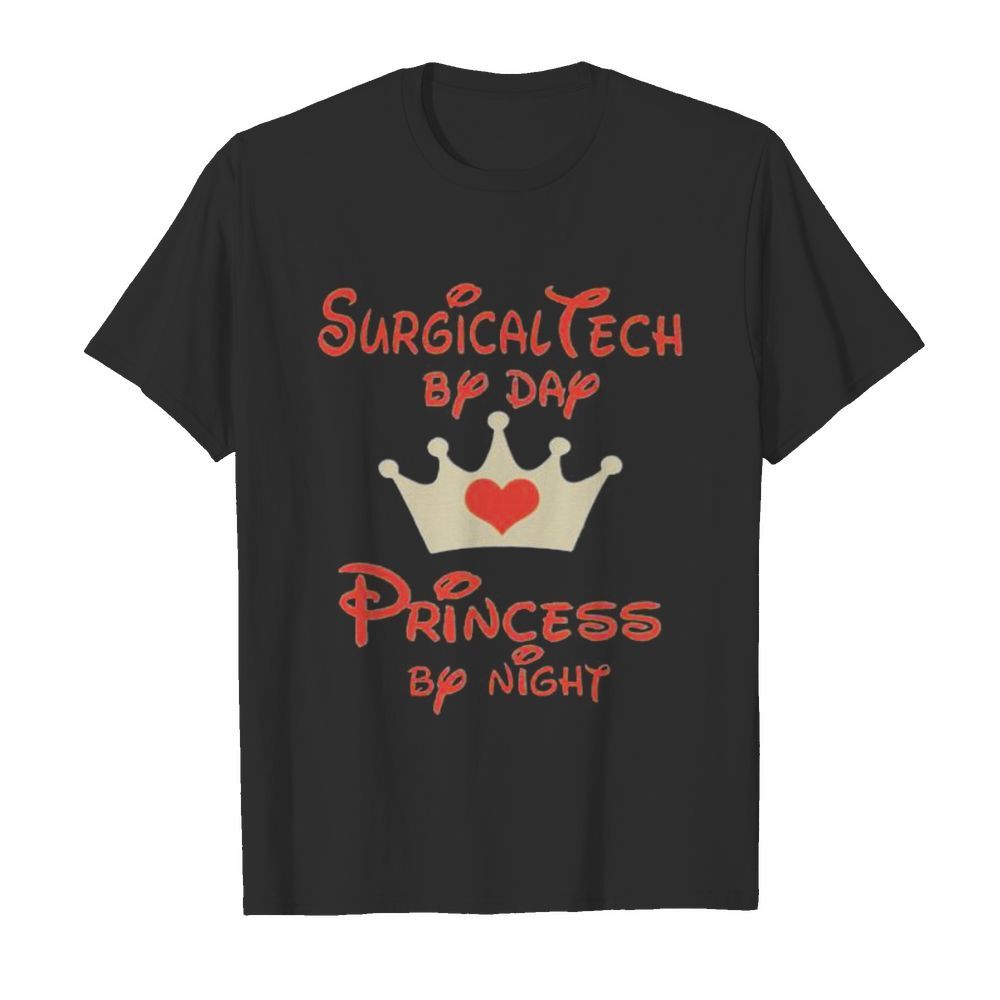 Disney surgical tech by day princess by night heart  Classic Men's T-shirt