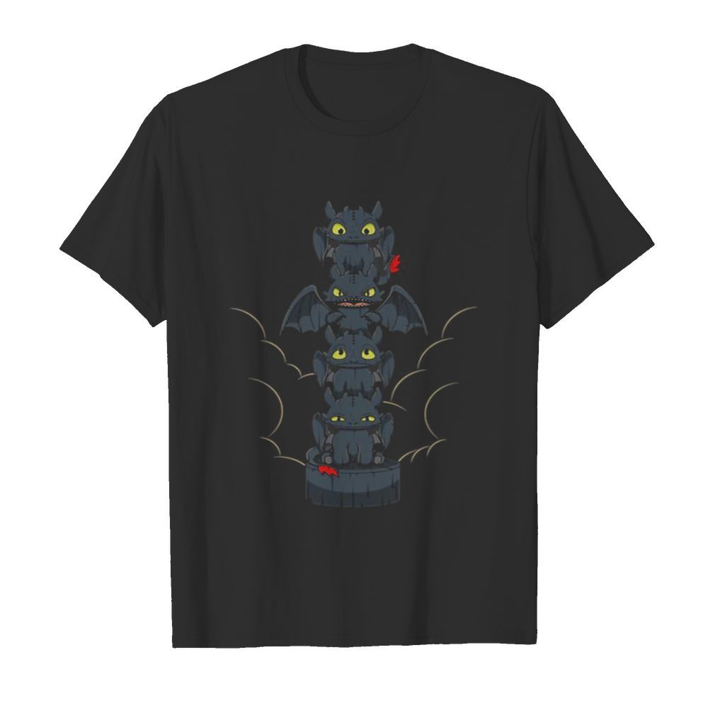 Disney toothless tree cartoon shirt