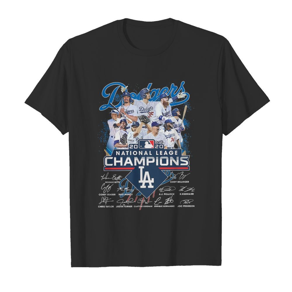 Dodgers LA 2020 National League Champions Signature shirt