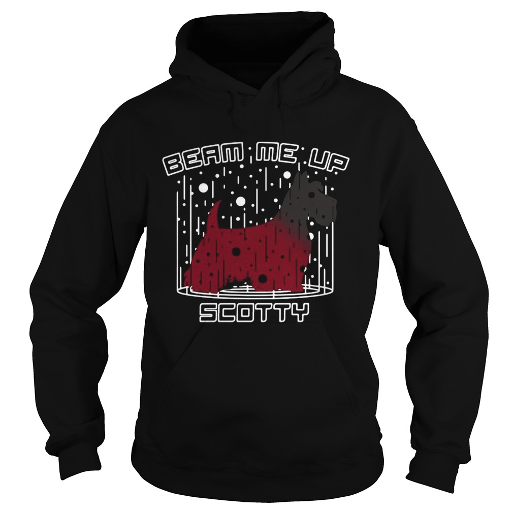 Dog Beam Me Up Scotty Christmas  Hoodie