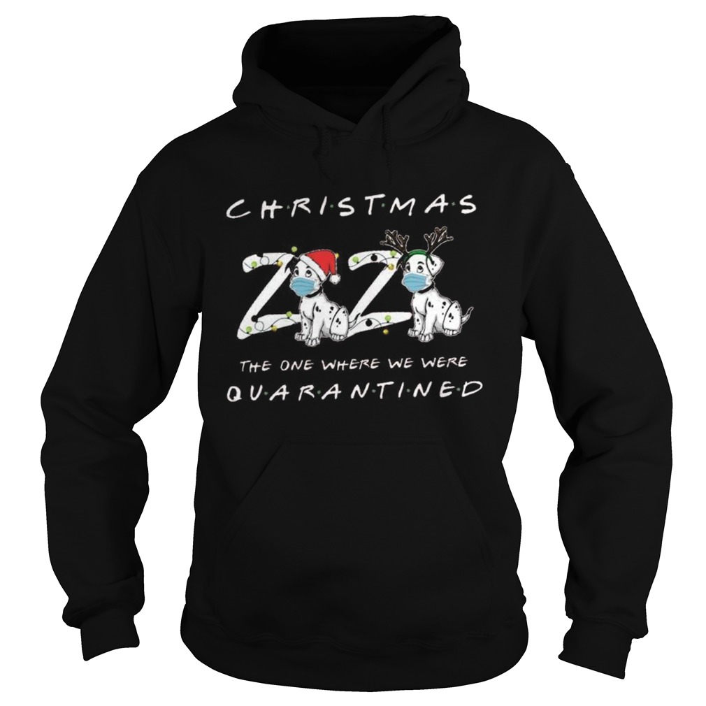 Dogs Christmas 2020 The One Where We Were Quarantined  Hoodie