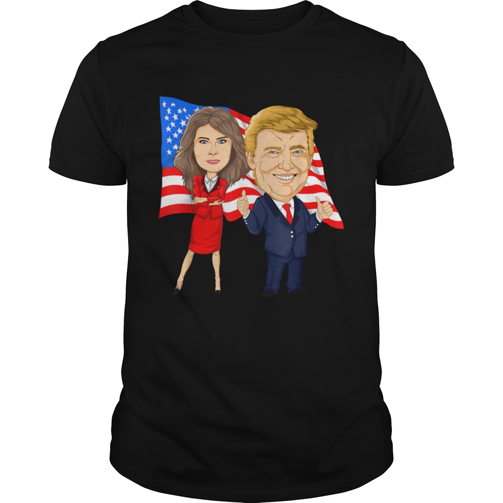 Donald Trump And Melania Trump POTUS FLOTUS USA shirt