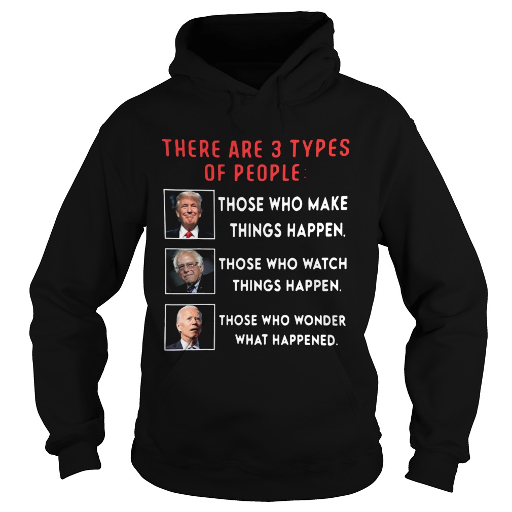 Donald Trump Vs Joe Biden Vs Bernie Sanders Funny Election  Hoodie