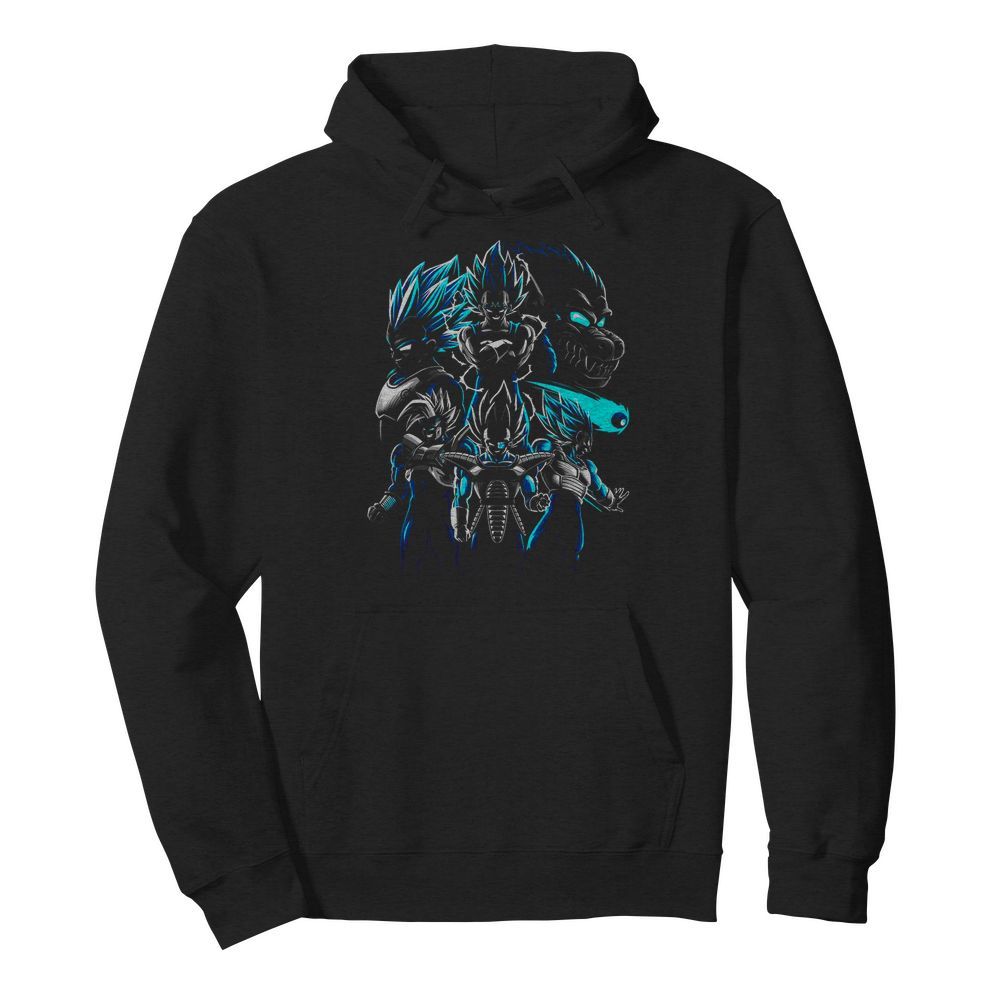 Dragon Ball Z Vegeta All Super Saiyan  Unisex Hoodie