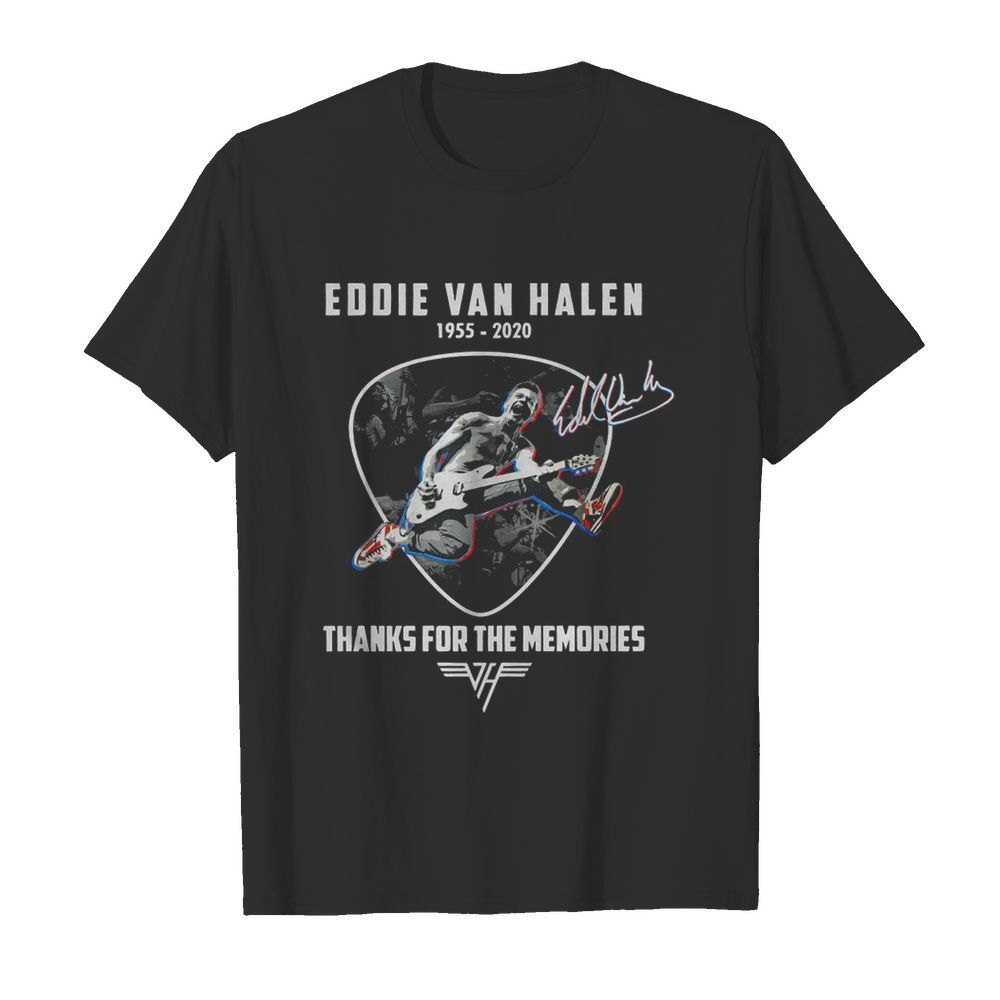 Eddie Van Halen 1955-2020 Thanks For The Memories Signature shirt