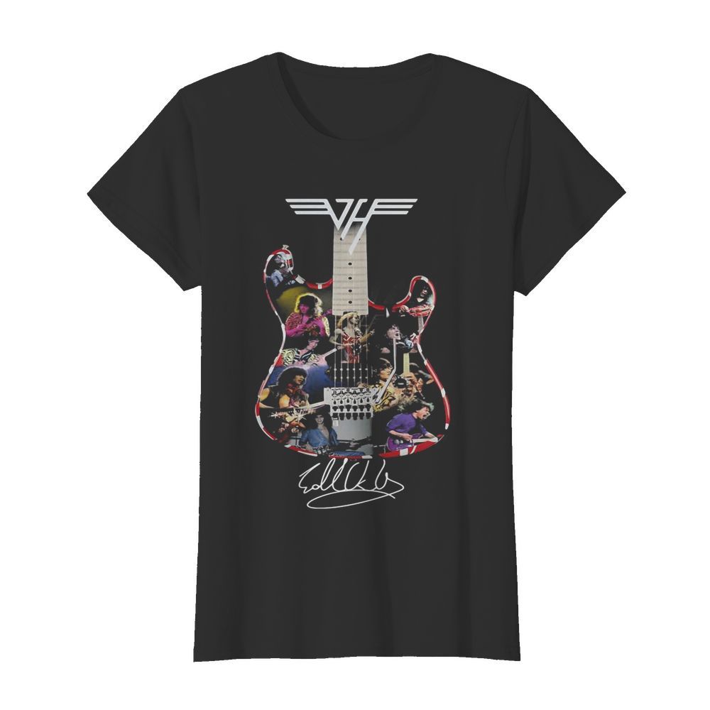 Eddie Van Halen Guitar Signature  Classic Women's T-shirt