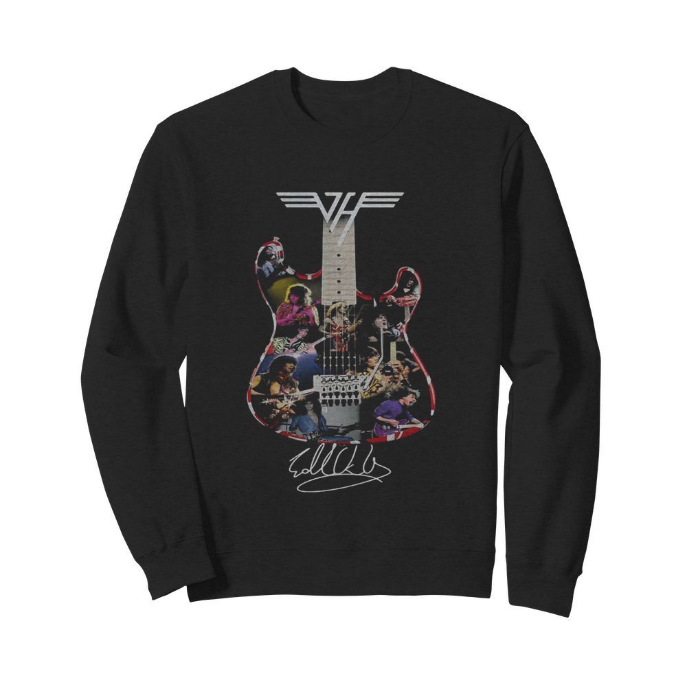 Eddie Van Halen Guitar Signature  Unisex Sweatshirt