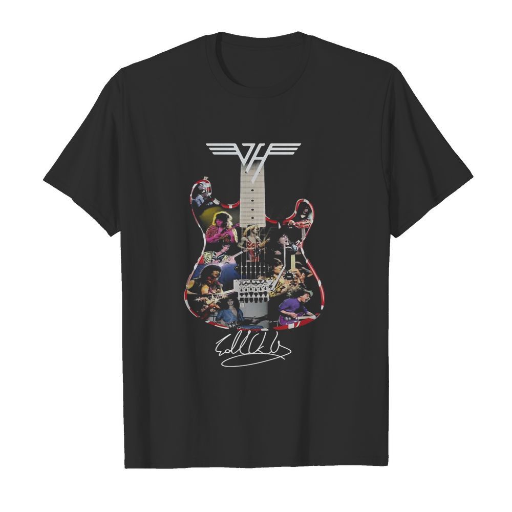 Eddie Van Halen Guitar Signature  Classic Men's T-shirt