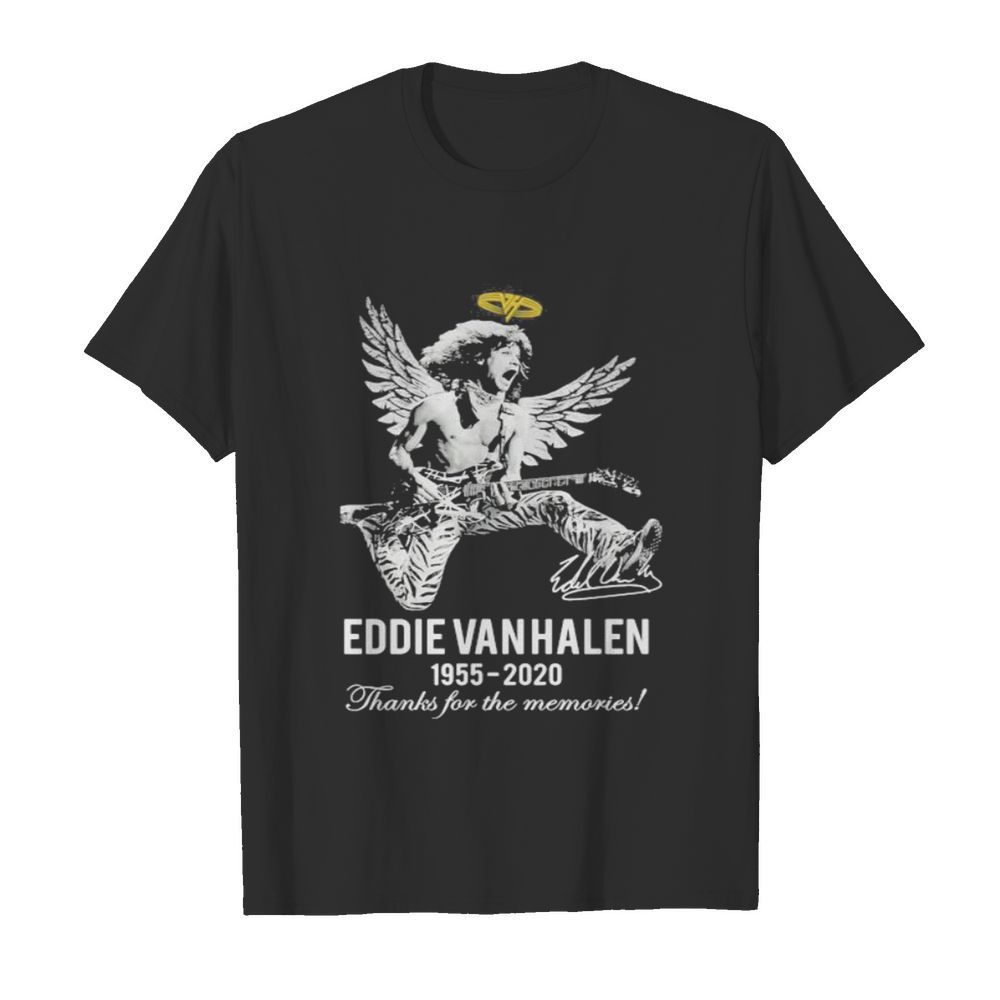 Eddie van halen king 1955 2020 thank for the memories signature shirt