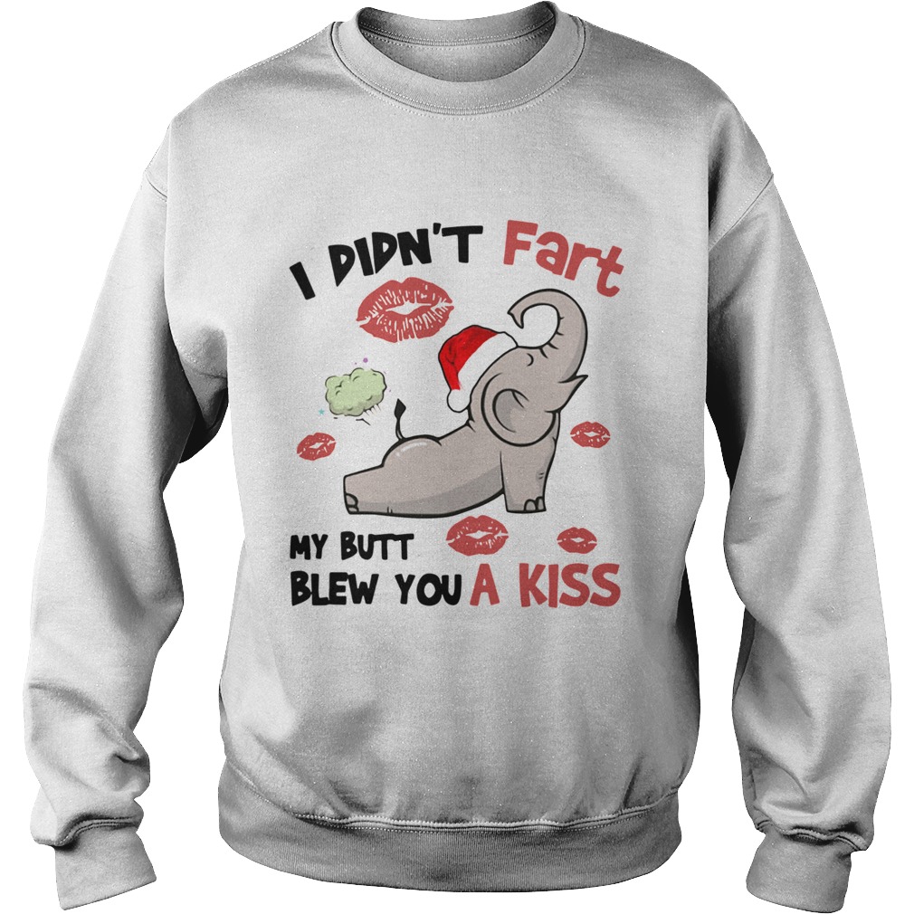 Elephant I Didnt Fart My Butt Blew You A Kiss  Sweatshirt