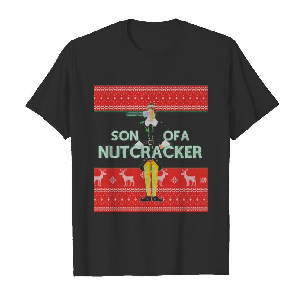 Elf son of a nutcracker ugly christmas shirt