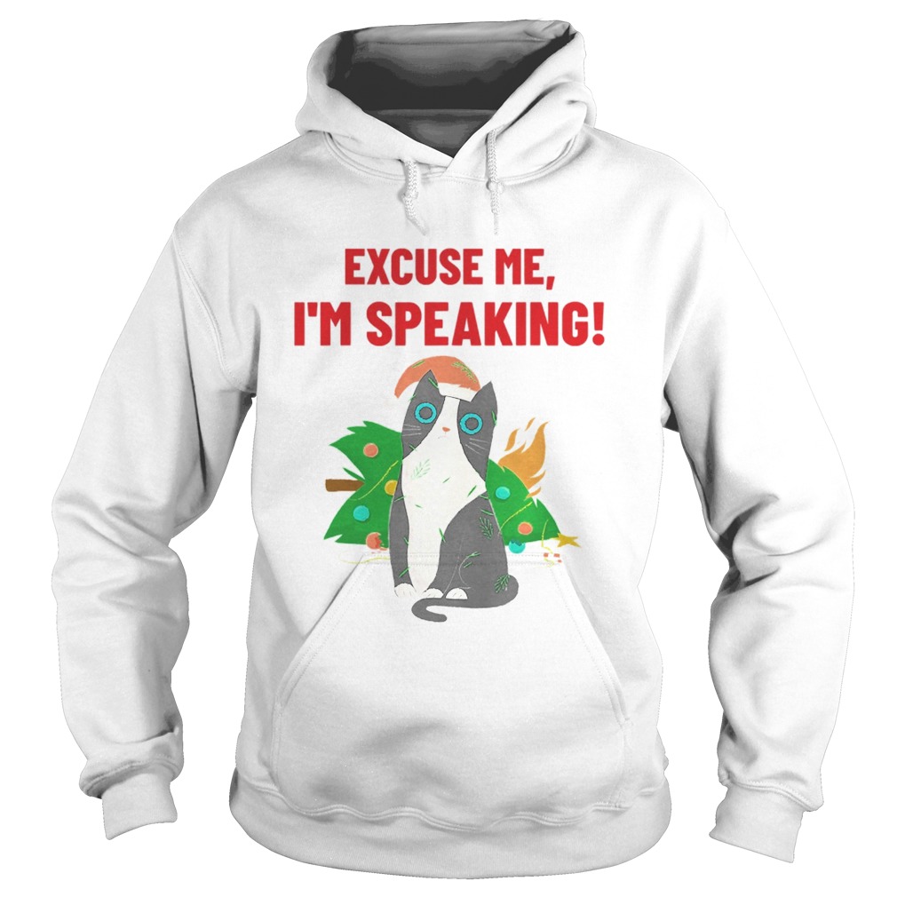 Excuse Me Im Speaking Cat  Hoodie