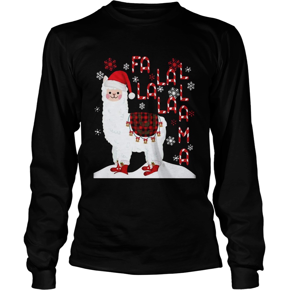 Fa La La Llama Xmas Merry Christmas  Long Sleeve