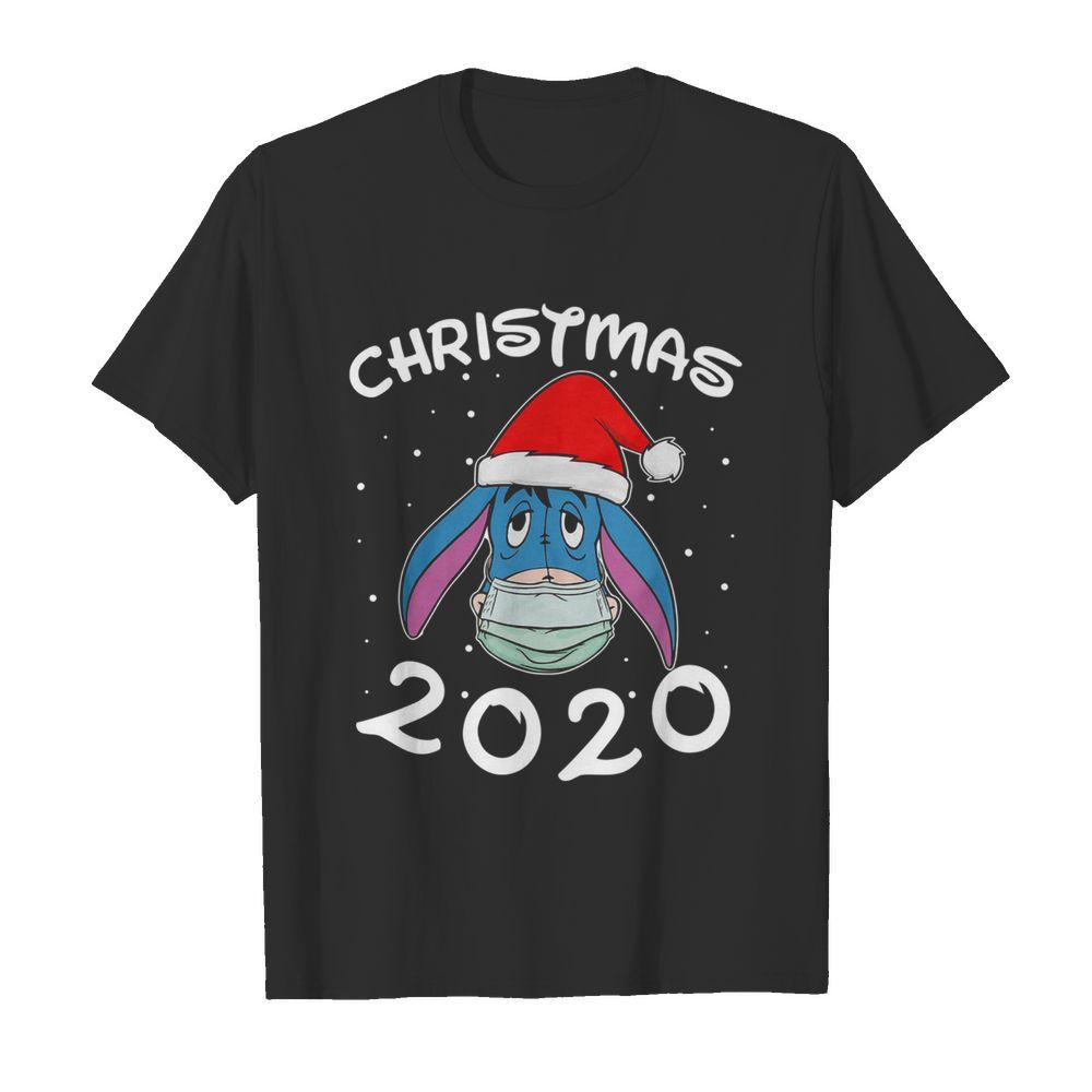 Face Eeyore Santa Wear Mask Merry Christmas 2020 Christmas shirt