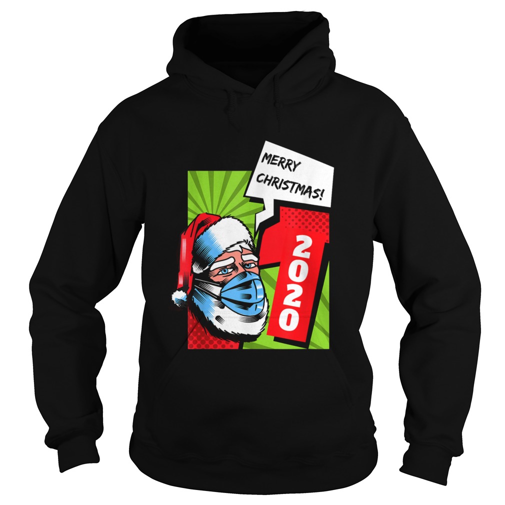 Facemask Santa Claus Quarantine Christmas 2020  Hoodie